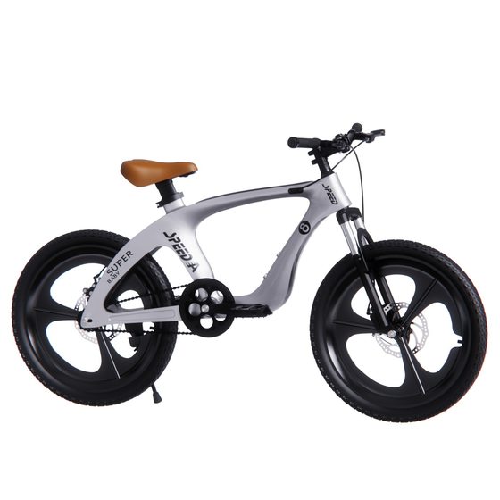 New magnesium alloy mountain bike children's bicycle 8-14 years old 20-inch student car double disc brake single speed mountain bike
