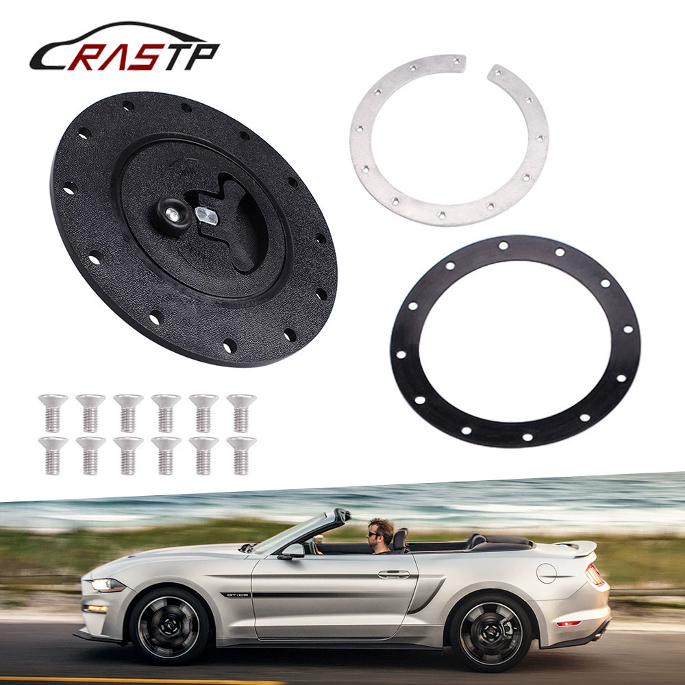 Трансграничные аксессуары для модификации автомобиля, черная крышка топливного бака из АБС-пластика, круглая крышка топливного бака, универсальная модель