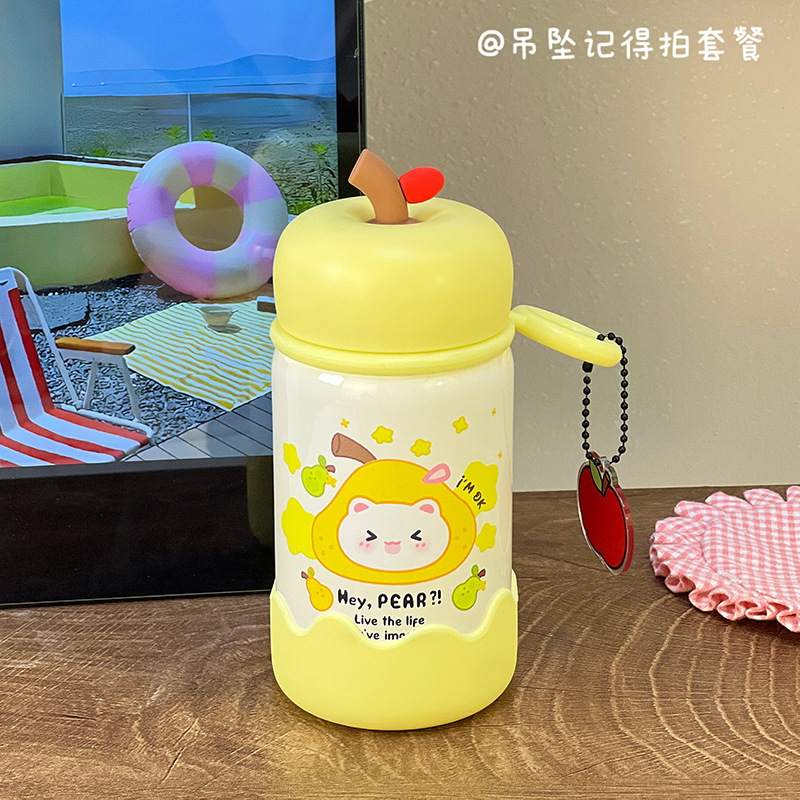 小巧直饮水杯女生可爱便携式高颜值保温杯学生316不锈钢迷你卡通|undefined
