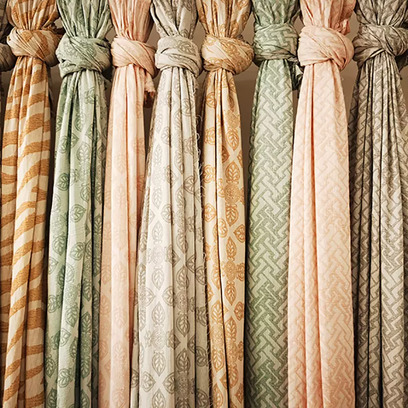 全棉双层竹节提花面料 170g宽幅色织竹节棉布提花双层纱布毯子布