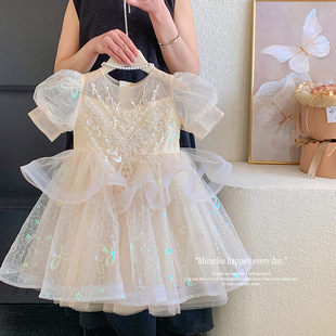 女童主持人礼服裙