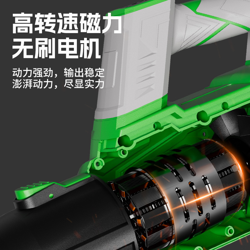 Wanniu クロスボーダー新しいブラシレスリチウム電気ストームブロワー除塵と除雪工業用ブロワー屋外ハイパワー葉ブロワー|undefined