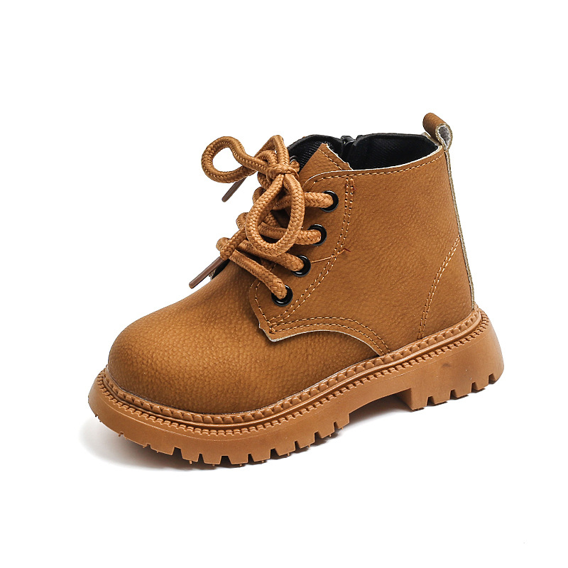 Pantofi sport antiderapanți Martin pentru fete, cu imprimeu de celebrități de internet, galbeni, cu o singură bandă, 2024, stil nou, toamnă/iarnă_voghion.com