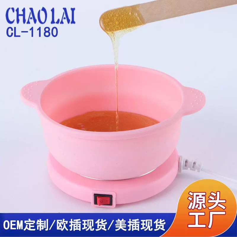 Силиконовая чаша для удаления волос через границу, машина для восковой терапии, складной горшок с антипригарным покрытием, машина для плавления воска, нагреватель восковых бобов, силиконовый восковой горшок