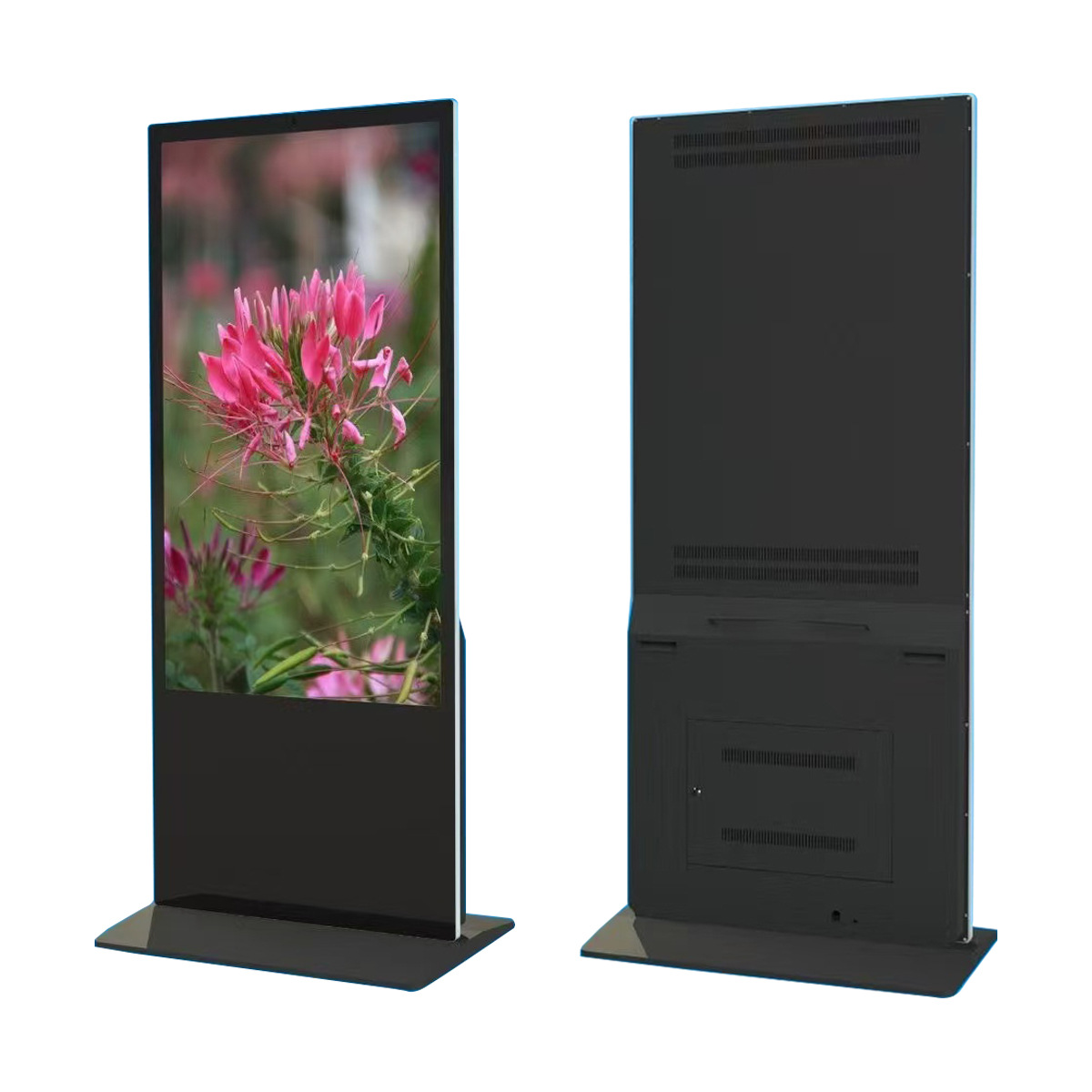 Máquina de publicidad táctil infrarroja vertical de Songping máquina de publicidad general de retroiluminación vertical todo en uno