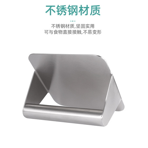 Cross-border stainless steel square and round hamburger patty press manual non-stick kitchen tool