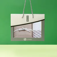 Набор из трех предметов Bamboo Impression Taile zyx-030771-1 Корейский водостойкий фартук для удаления масла, многофункциональное кухонное полотенце