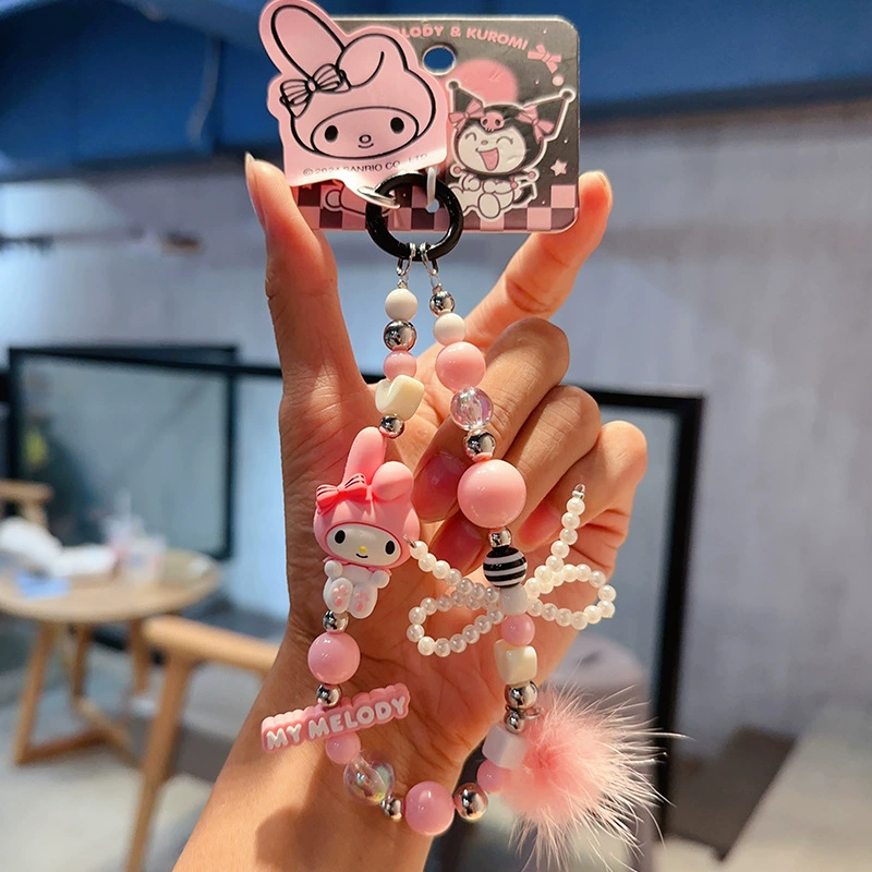 Плюшевый брелок Sanrio Hello Kitty, оригинал, мягкая подвеска 11×7.5 см, коллекционный талисман