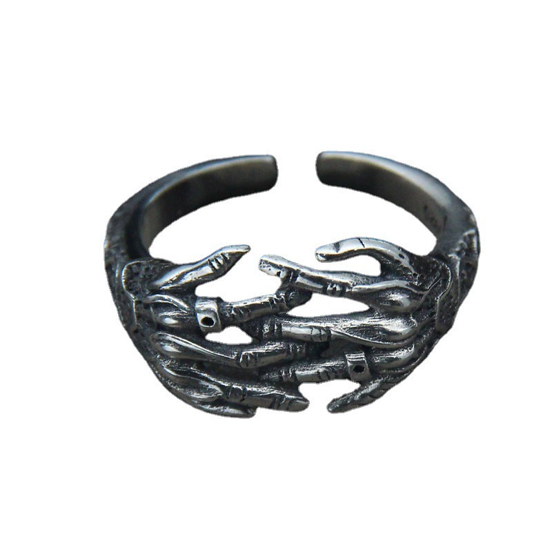Adjustable ring, European style, Gothic, punk style