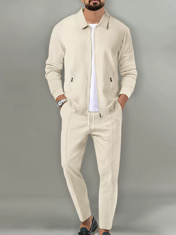 Куртка на молнии, мужская кардиган, набор, (таможенная торговля), осень, slim fit