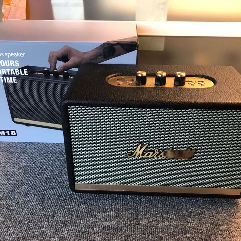 Huaqiang North Top Equipped with Horse Spoon Acton2 Home Bluetooth Speaker m18 Desktop Rock Retro Large Volume High Color Value