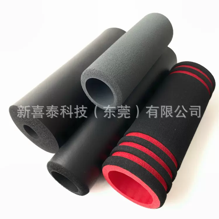 nbr泡棉手把发泡海绵胶套 eva高密度海绵套管 橡胶复合发泡泡棉管