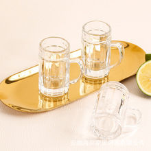 炸雷子迷你酒杯40ml韓國創意燒酒杯白酒杯聚會家用酒店玻璃杯