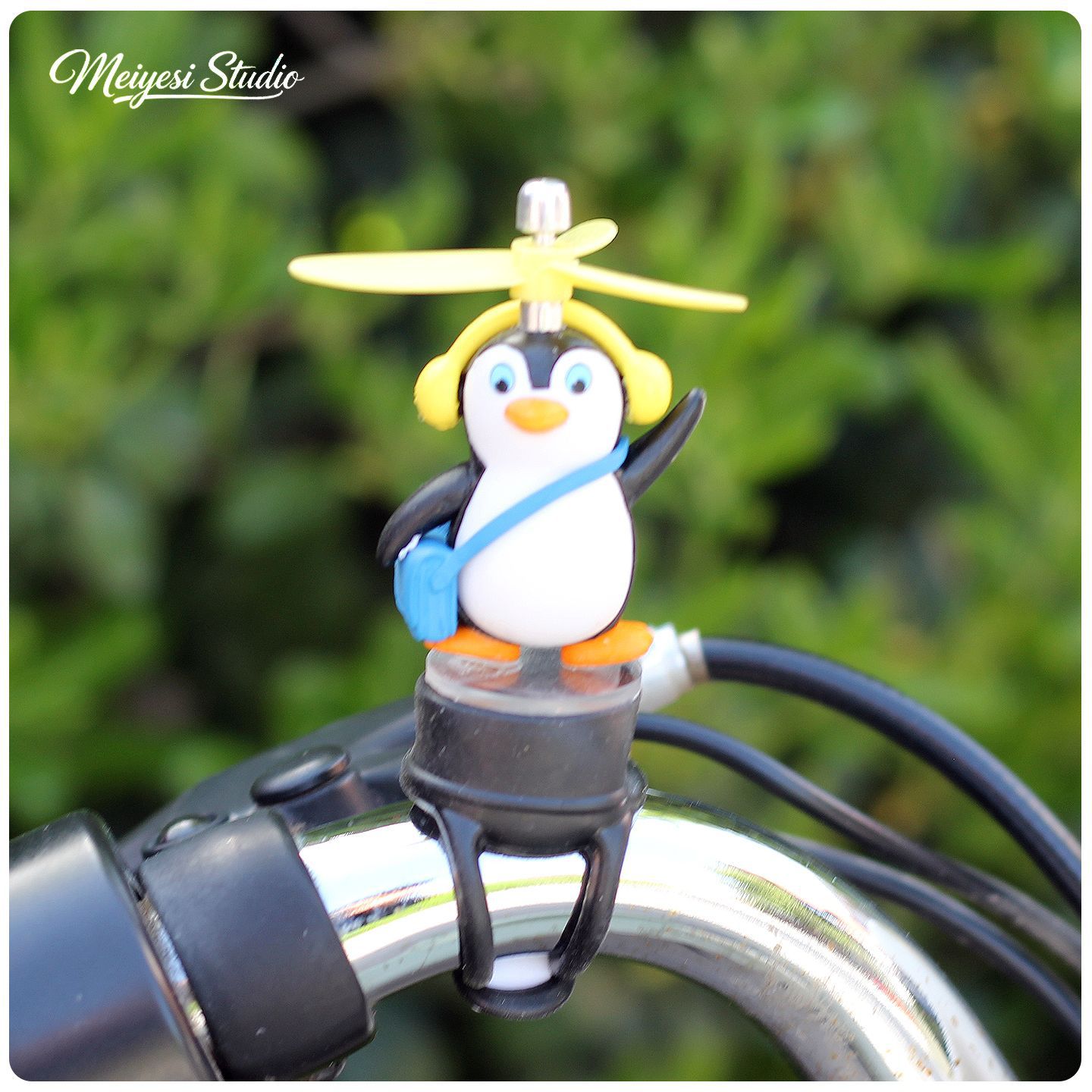 Cariñosa muñeca de dibujos animados accesorios de decoración de automóviles eléctricos accesorios de motocicleta de batería de bicicleta manija de decoración