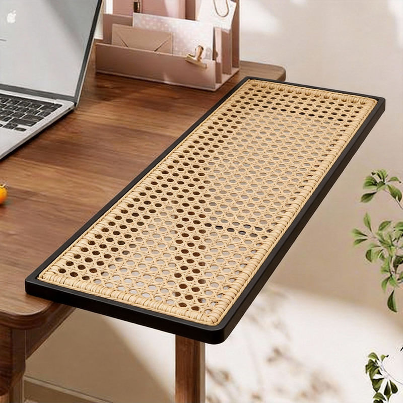 Desktop Extension Board, No-Drill Foldable Expansion Stand, Office Computer Desk Widening and Enlarging Extension Board Storage Rack