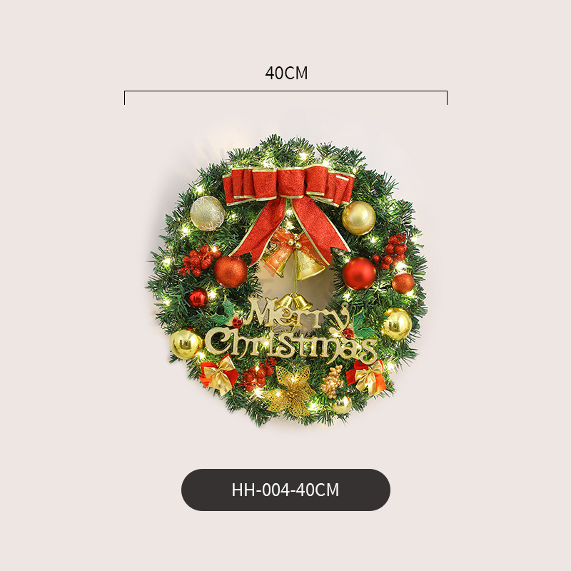 Amazon popular guirnalda de Navidad ratán 40/50/60cm decoración de Navidad Garland decoración escena diseño