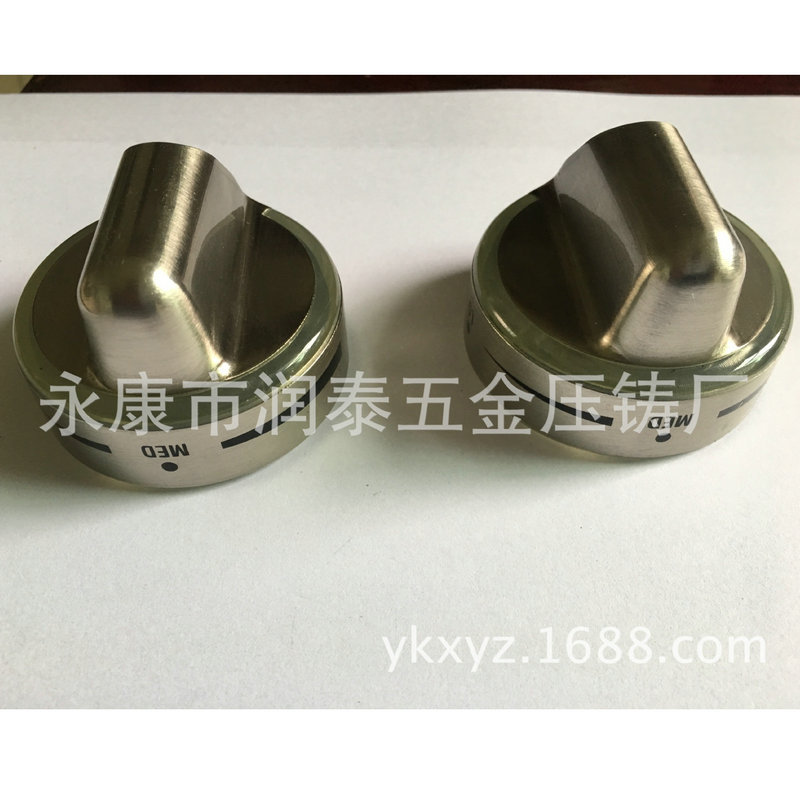 锌合金压铸加工 锌合金开关烤箱旋钮锌合金压铸件