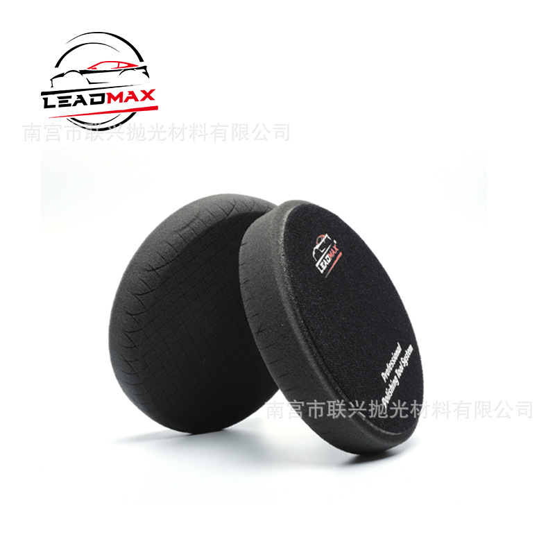 3寸方格海绵盘汽车漆面修复自粘海绵抛光盘偏心机震抛机DA抛光轮