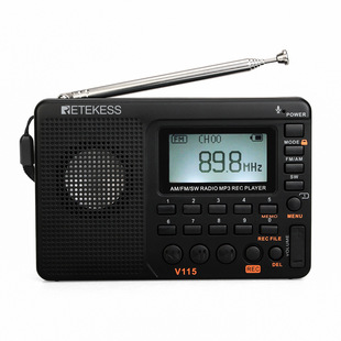 RETEKESS V-115 Radio Full Band радио-рекордер FM Am Mp3 Play Cross Border Supply