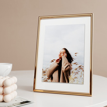 现代简约相框摆台10寸8寸7寸6寸轻奢北欧横竖通用全家福照片包邮