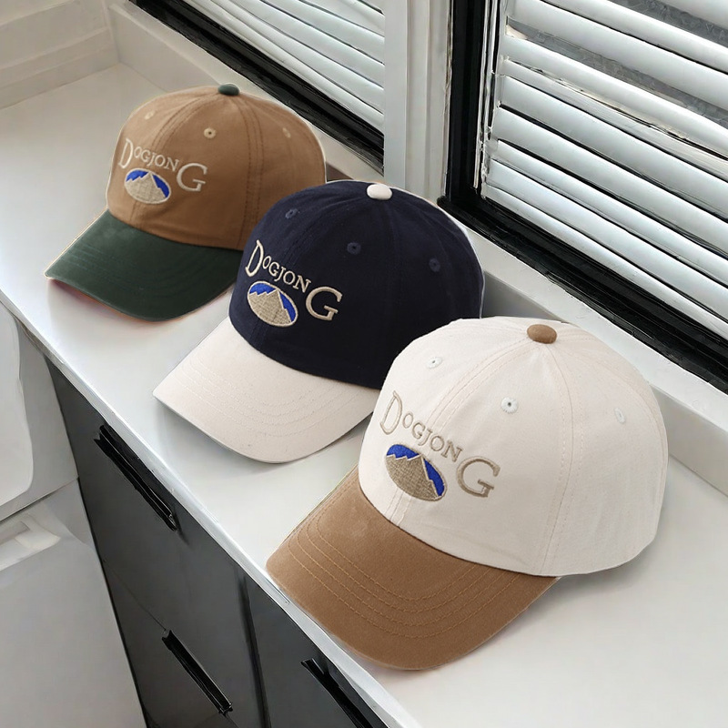 Sombreros infantiles de estilo coreano sombrero de béisbol de algodón para niños y niñas personalidad de padres e hijos bordado ajustable sombrero de lengua de pato