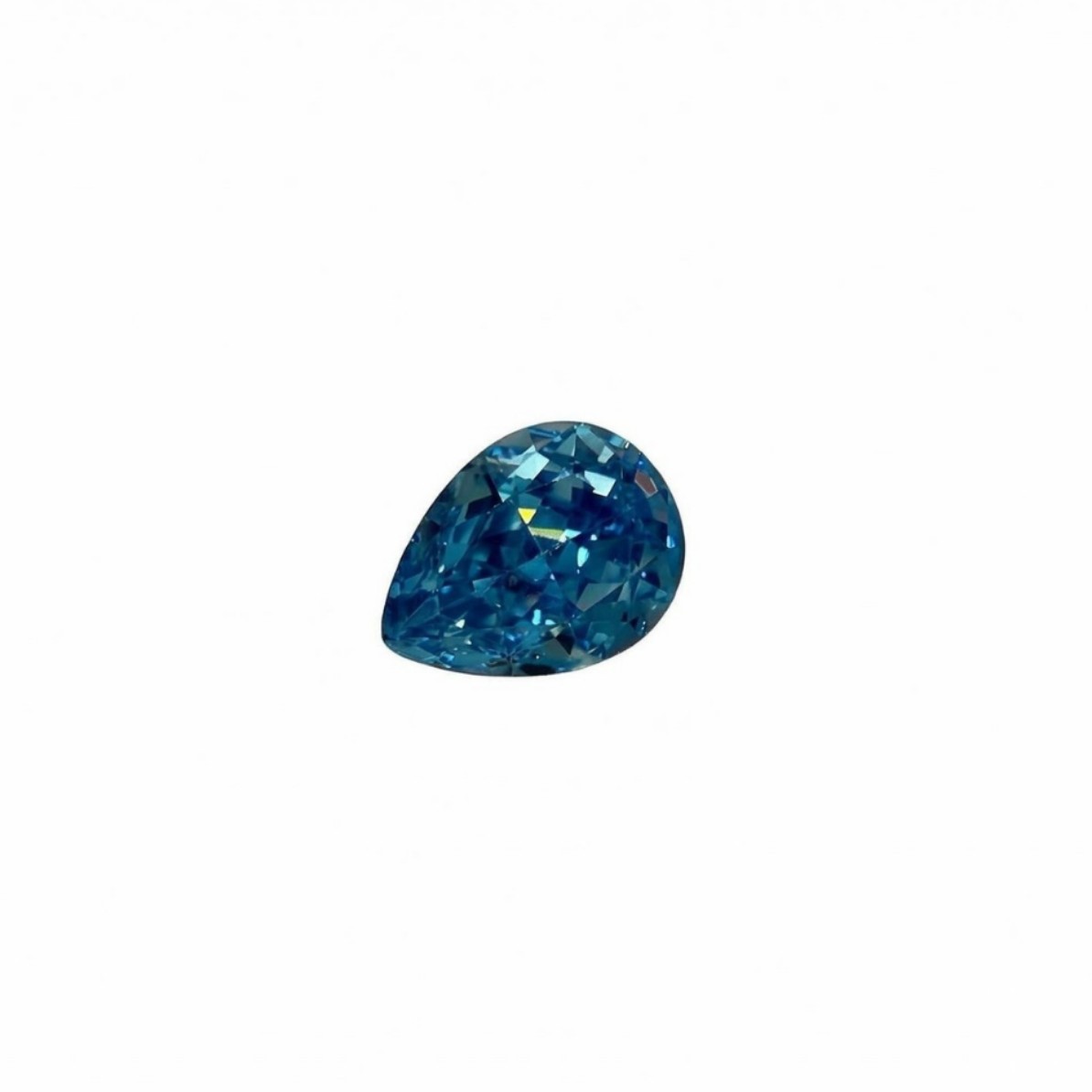 Pear-Shaped High-Carbon Diamond, Egg-Shaped Wuzhou Synthetic Cubic Zirconia, Ice Flower Cut Zircon, Loose Diamond, Ice Flower Zircon