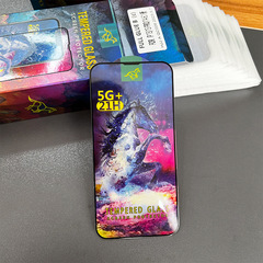 Suitable tempered glass screen protector for iPhone 15 Pro, Apple 14 Qianlima X HD, and full-screen 11 & 13 mini phone films