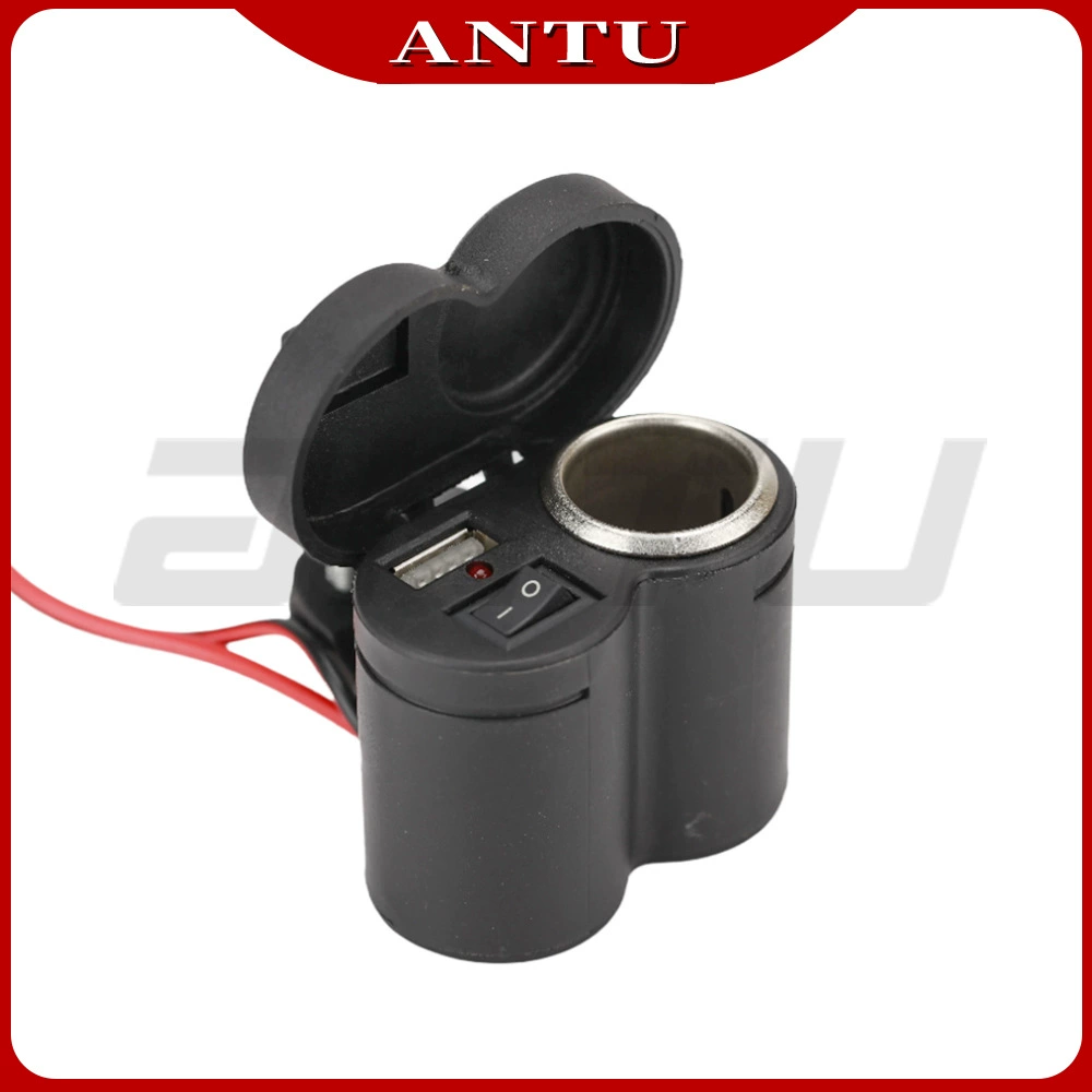 Универсальный мотоцикл USB12V45V водонепроницаемый мобильный телефон зарядное устройство для автомобиля с окурком многофункциональный прикуриватель