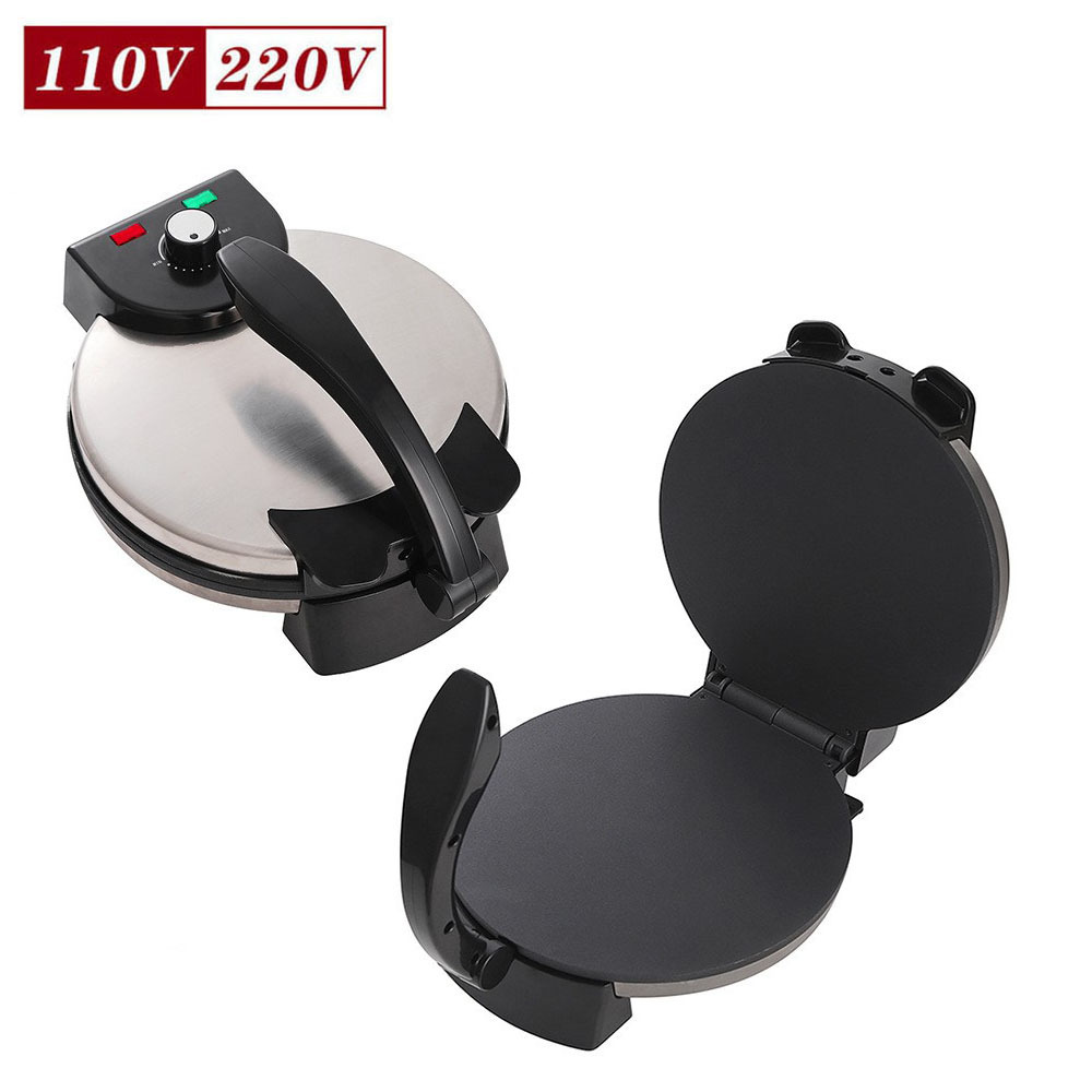US Standard 110V Thin Home Use Pancake Fruit Griddle Spring Roll Crepe Pizza Maker_voghion.com