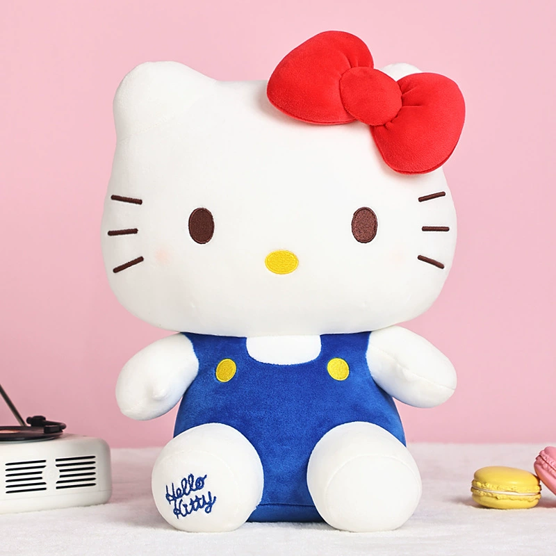 Hello Kitty, Hello Kitty, джинсовая юбка, плюшевая кукла, бархатная игрушка
