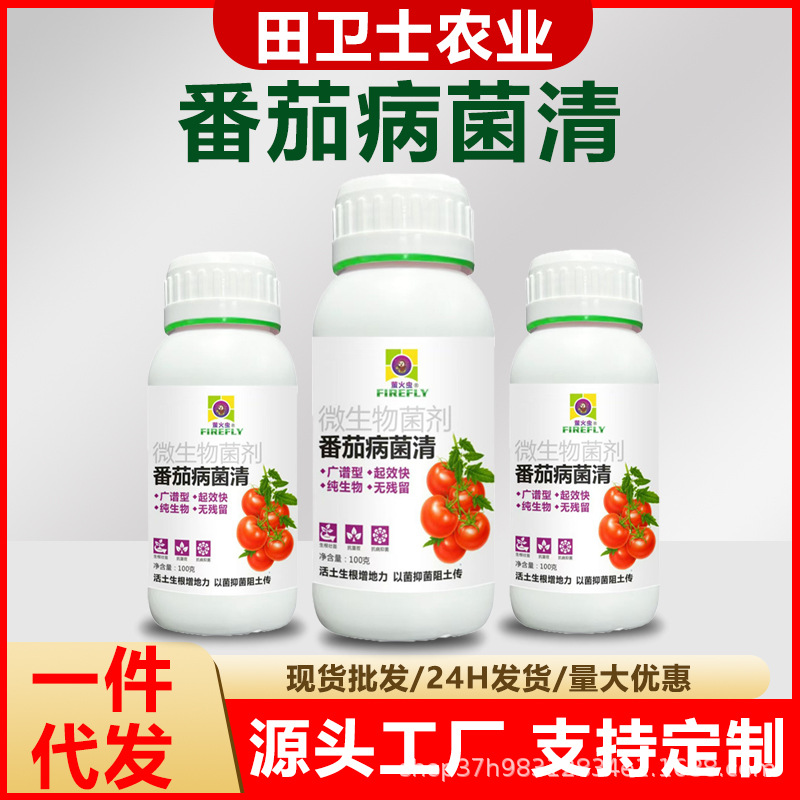 番茄益菌清微生物菌剂番茄病害以菌抑菌生物防控绿叶壮苗
