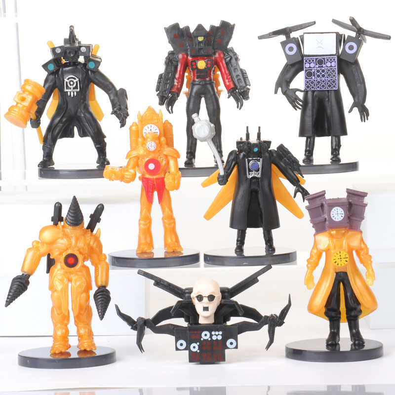 Upgraded Titan TV Man Handmade Audio Man Monitor Man Clock Man Battle Toilet Man Toy Doll Model Upgraded Titan TV Man Handmade Audio Man Monitor Man Clock Man Battle Toilet Man Toy Doll Model