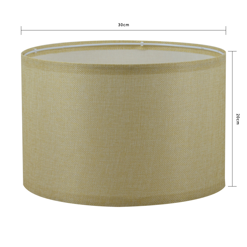Transfronterizo de ahorro de volumen KD desmontable recta Lámpara de Mesa Lámpara de Pie pantalla de tela restaurante del hotel de tela casera de BRICOLAJE