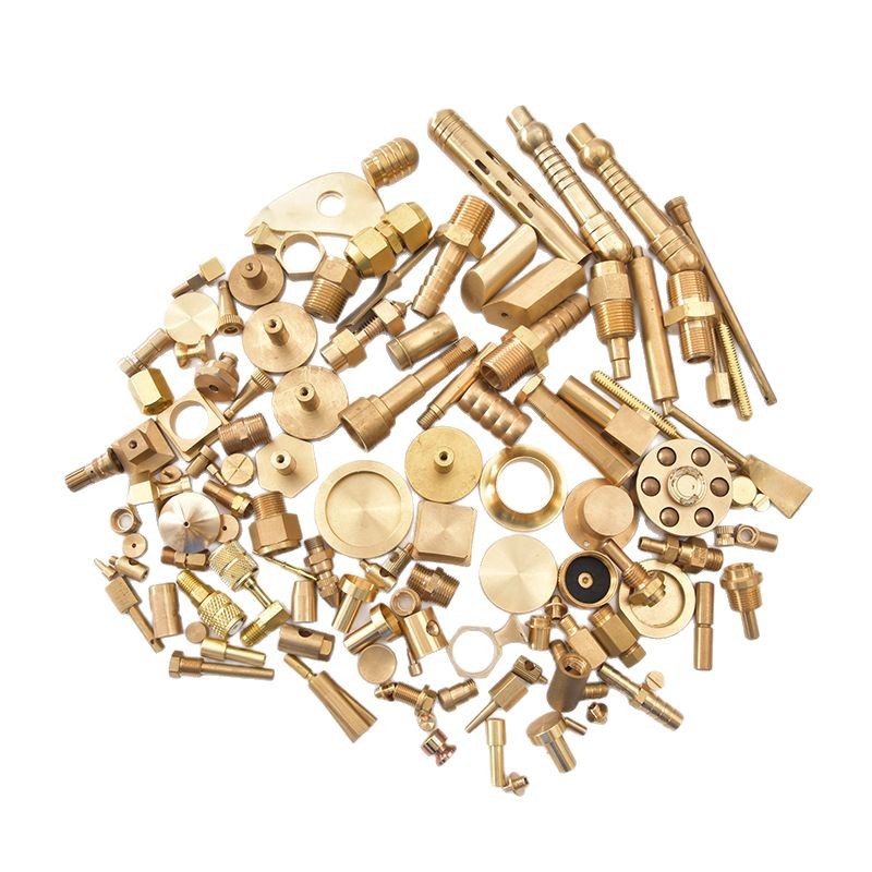 Brass non-standard hardware CNC processing Copper parts CNC lathe…