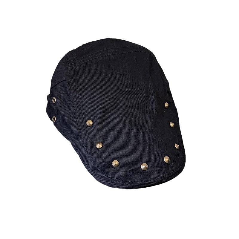 Basco vintage con borchie cappello con visiera donna estivo_voghion.com