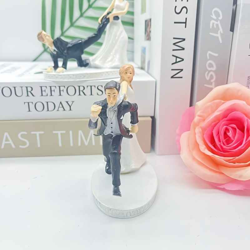 Muñecas de boda transfronterizas de resina de baile decoraciones de resina de escritorio para el hogar decoraciones de resina de boda creativas resina de personajes