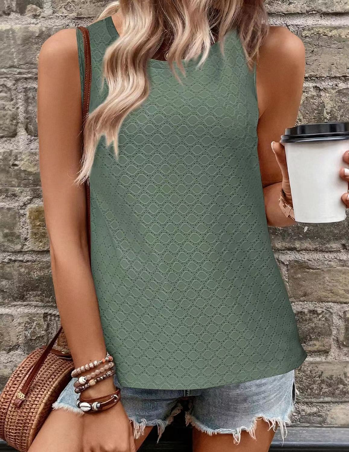 Women's Round Neck T-shirt For Spring And Summer Casual Wear_voghion.com