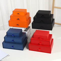 New creative handleless drawer box storage, beautiful, exquisite, high-end, multiple simple gift box small box