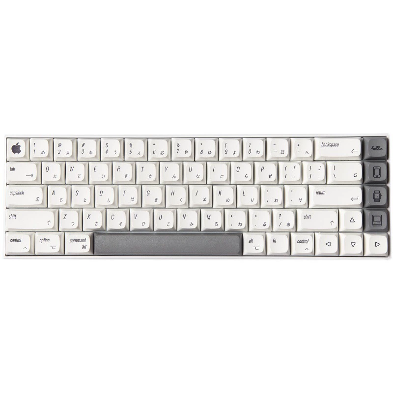 Яблочная wind-keycap MAC минималистичный белый XDA простой 61 64 68 84 87 98 104 подходит для Apple