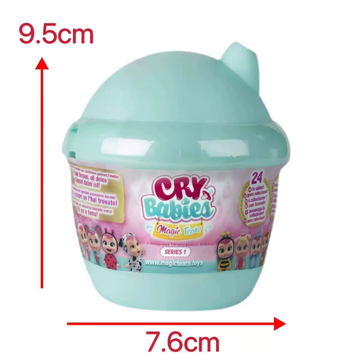 Американские подлинные Cry Babies Magic Tears Cry Crying Doll Surprise Blind Blind Girl Passing Family Gift Toys