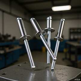 铝铁开口型平圆头抽芯铆钉铝拉铆钉灯笼铆钉开花铆钉