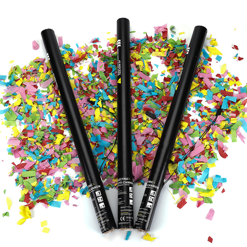 Barra electrónica regalo de boda flor retardante de llama color papel discoteca bar regalo tubo festivo pistola consumibles