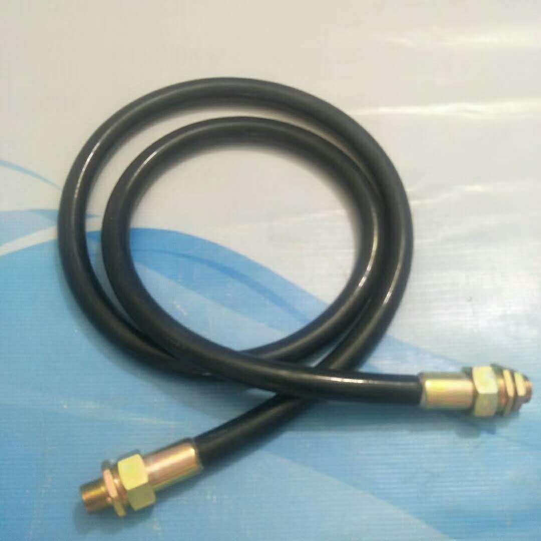 厂家直销黑色橡胶护套型防爆软管 防爆挠性连接软管DN15防爆管