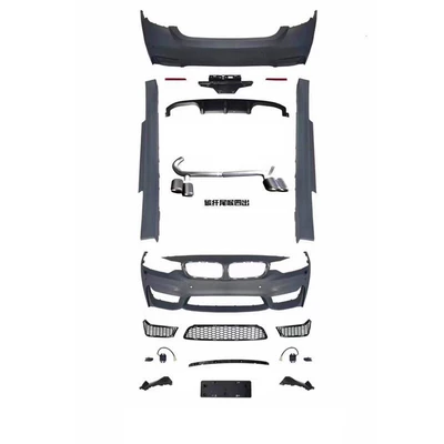 Big Surrounded – front lip, V style rear diffuser - m4-full-body-kit-scorpio-exhaust-tip