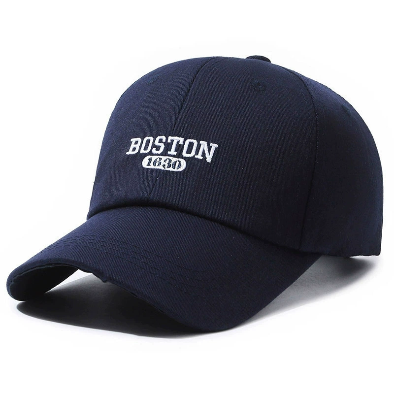 Baseball cap with embroidery, adjustable one-size, washed cotton look, multi-color options