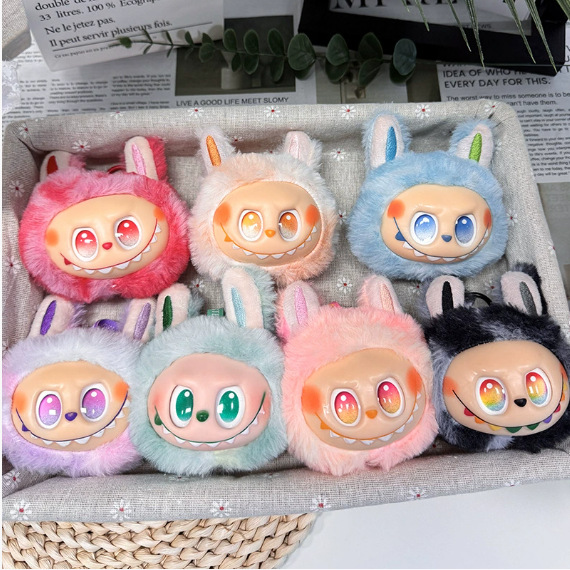 Angelino Jefe ZIMOMO LABU TABLABU Serie de adornos muñecas de peluche colgantes de llaves