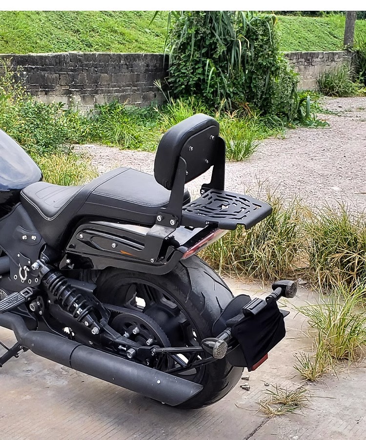 Muscle car Wolf suitable for Yulong JSX700i Ruilong JSX900i backrest tail shelf rear tail frame tail back modification