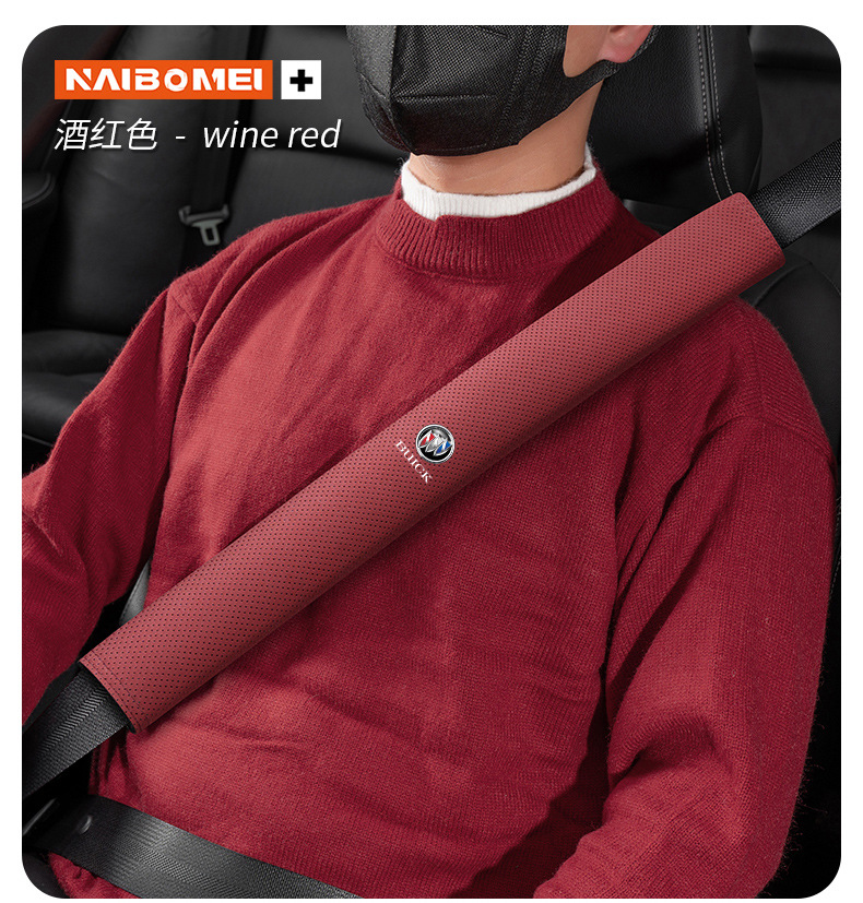Car Seat Belt Shoulder Cover 38/50cm Extended Anti-Wear Clothing Large Truck Safety Belt Protective Cover Decoration