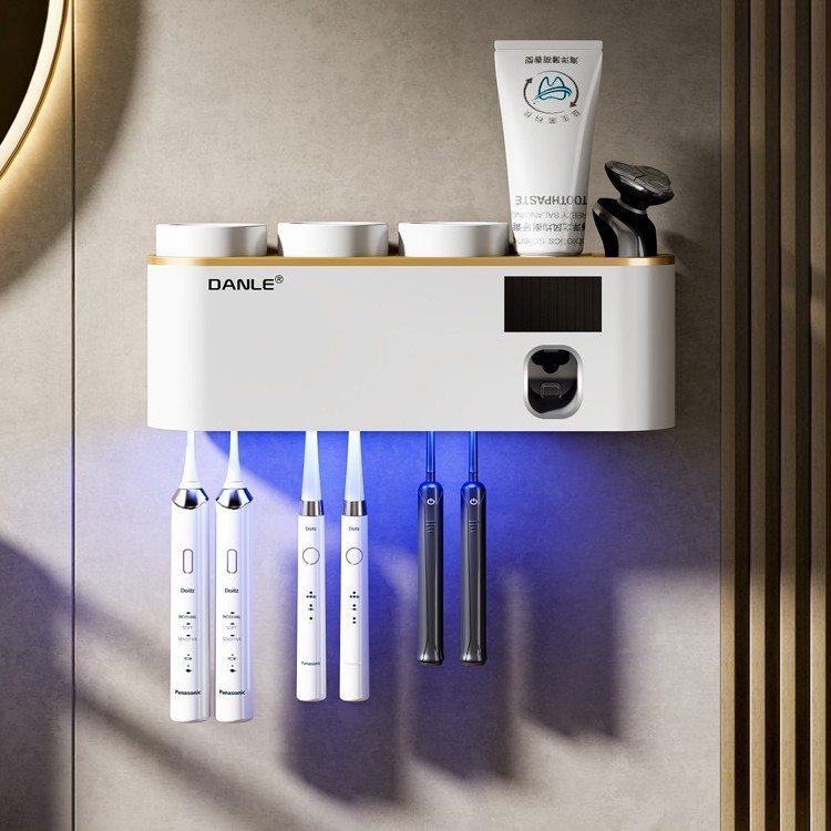 消毒歯ブラシホルダースマート歯ブラシ消毒器紫外線殺菌フィリップス穴なしプラスチック歯ブラシホルダー|undefined
