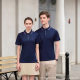 Silk Cotton Lapel Short Sleeve Polo Shirt Summer Advertising Shirt Customized Work Clothes Customized Polo Shirt Embroidered Print Logo